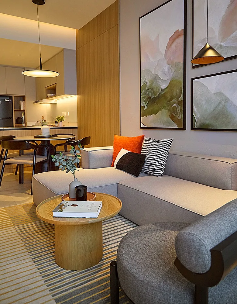 Parkside Residences showroom living area 5