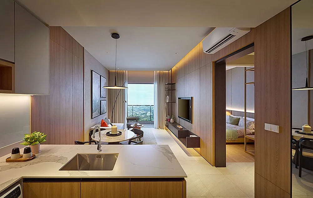 Parkside Residences showroom bathroom view 9
