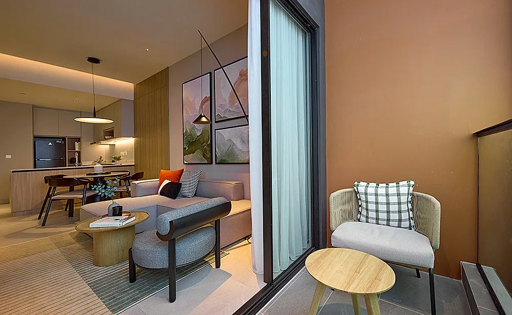 Parkside Residences showroom dining area 11