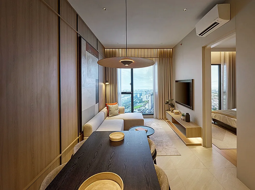 Parkside Residences showroom dining view 32